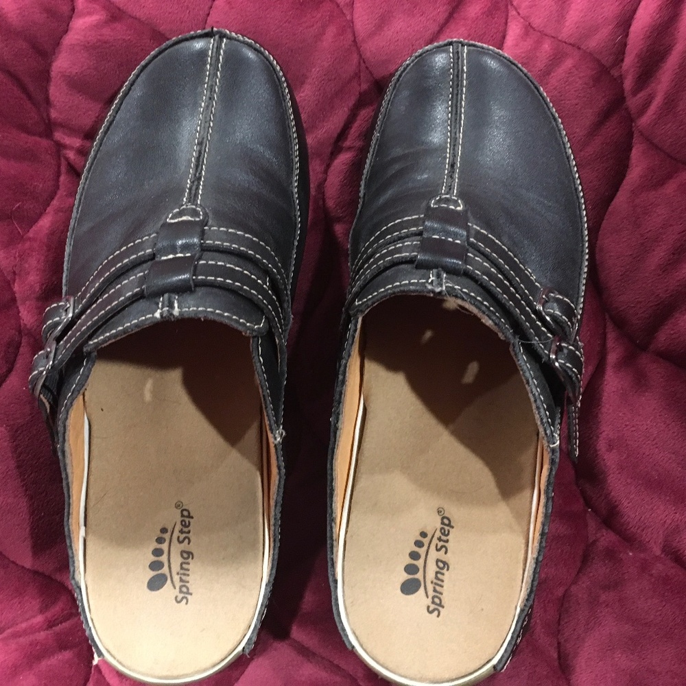 Spring Step, size 9 (EU 40), color dark brown clog
